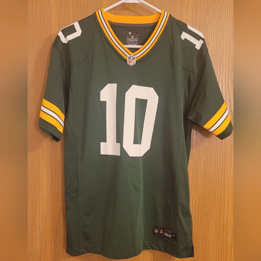 #10 Jordan Love Nike Boy's Home Game Jersey - Picture 3 of 6